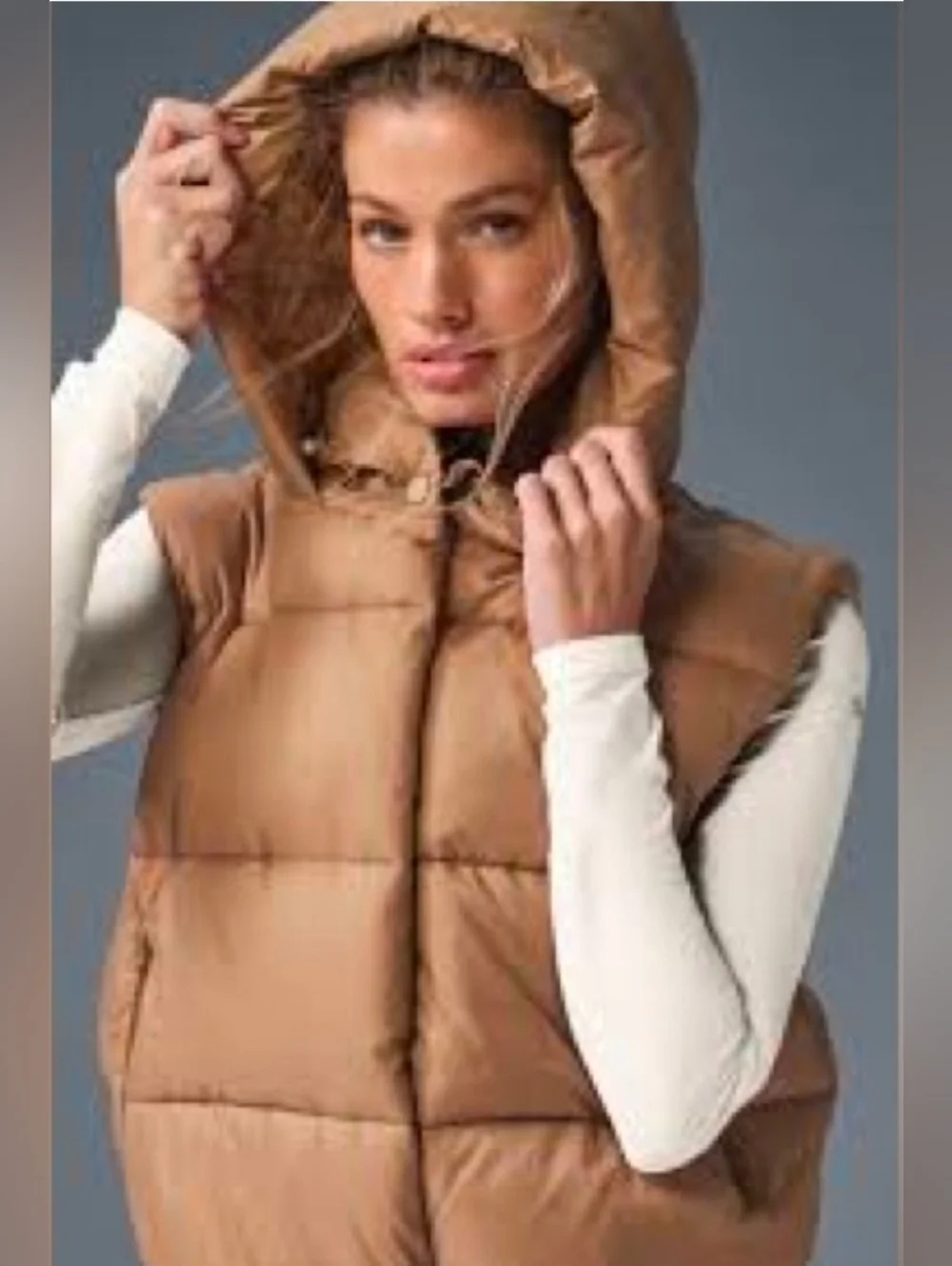 ALO Yoga Puffer Vest in Brown